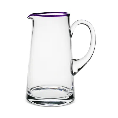 William Yeoward Crystal Siena Pitcher In Purple