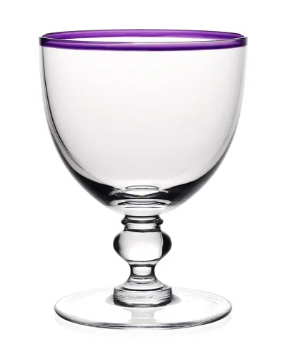 William Yeoward Crystal Sienna Water Glass Amethyst
