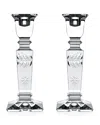 William Yeoward Crystal Tessa Candlestick Holders, Set Of 2 In White