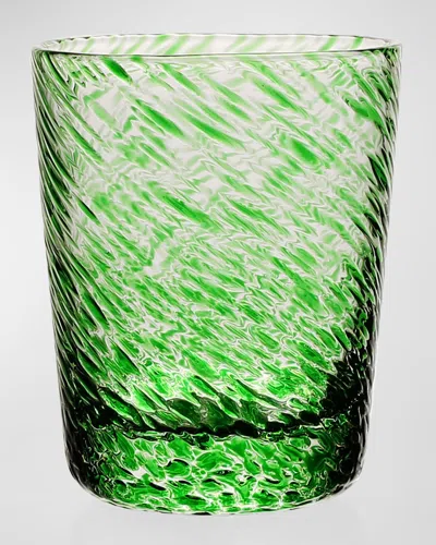 William Yeoward Crystal Vanessa Double Old Fashioned Tumbler, 12 Oz. In Green