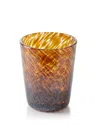 William Yeoward Crystal Vanessa Tortoise Double Old-fashioned Glass In Brown Pattern