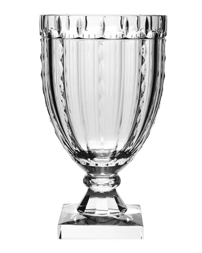 William Yeoward Crystal Vivian Square Footed Vase In Clear