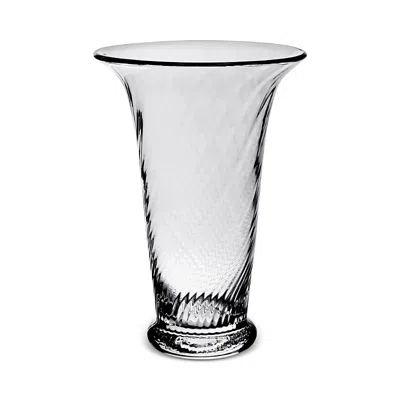William Yeoward Crystal Waves Large Flower Vase In Transparent