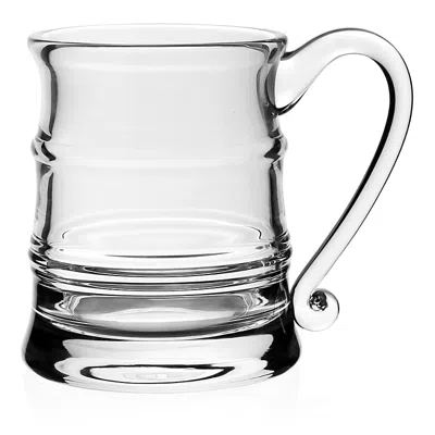 William Yeoward Crystal Whitney Beer Tankard In Transparent