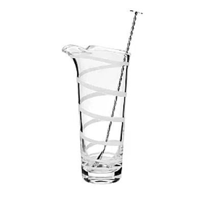William Yeoward Crystal William Yeoward Bella Bianca Cocktail Mixer And Spoon In Clear