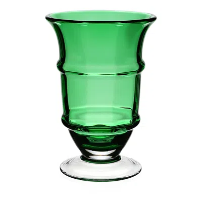 William Yeoward Crystal William Yeoward Cotswold Footed Vase In Green