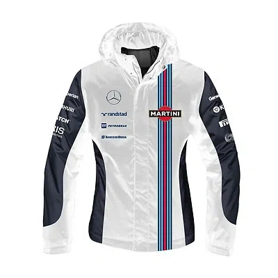 Pre-owned Williams Martini Racing Women's Team 2-in-1 Jacket In White