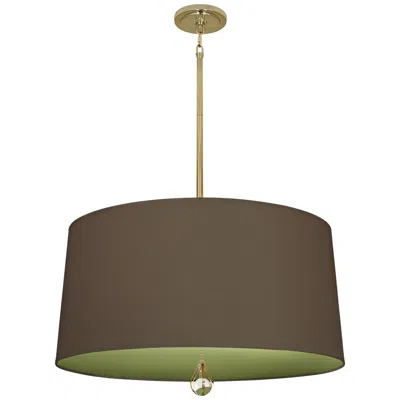 Williamsburg Custis Collection 25 1/2"w Storm And Parrot Green Pendant In Multi