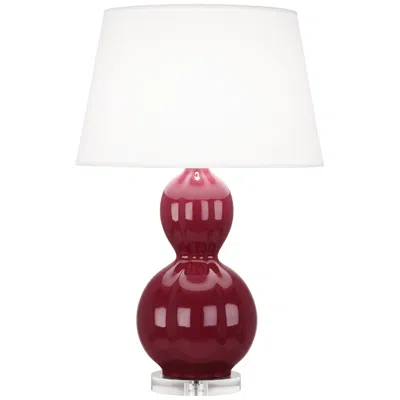 Williamsburg Randolph Carter Plum Table Lamp In Multi
