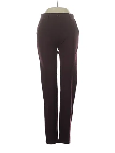 Pre-owned Willit Active Pants In Burgundy