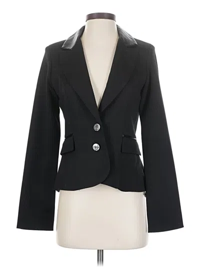 Pre-owned Willow & Clay Blazer Jacket In Black