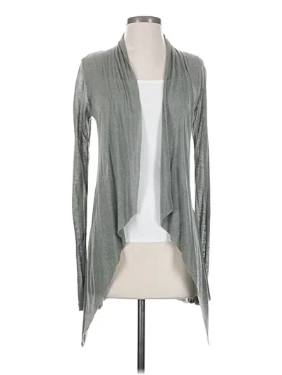 Pre-owned Willow & Clay Cardigan Sweater In Gray
