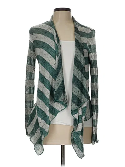 Pre-owned Willow & Clay Cardigan Sweater In Green