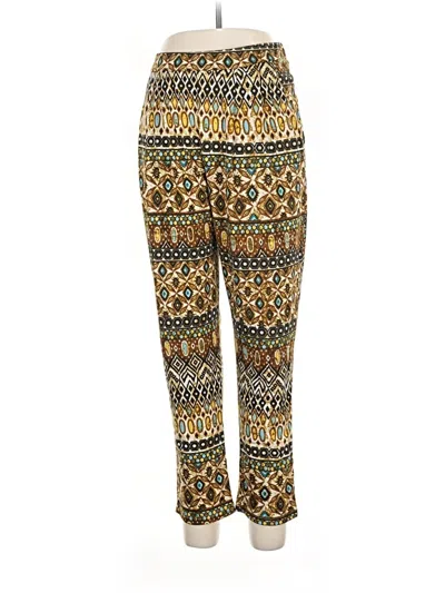 Pre-owned Willow & Clay Casual Pants In Gold