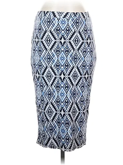 Pre-owned Willow & Clay Casual Skirt In Blue