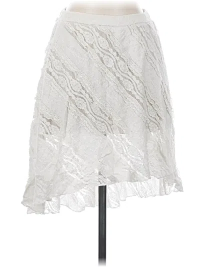 Pre-owned Willow & Clay Casual Skirt In Ivory