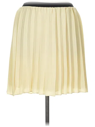 Pre-owned Willow & Clay Formal Skirt In Ivory