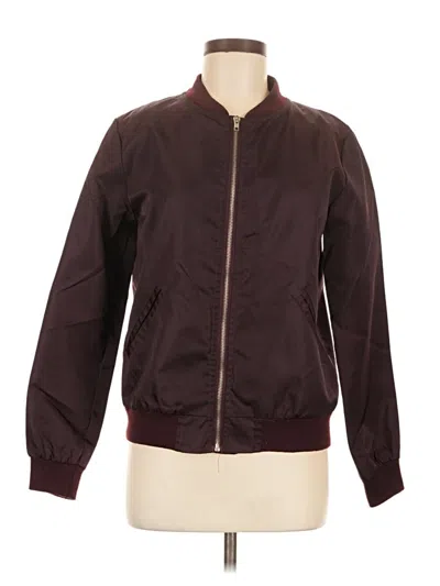 Pre-owned Willow & Clay Jacket In Burgundy