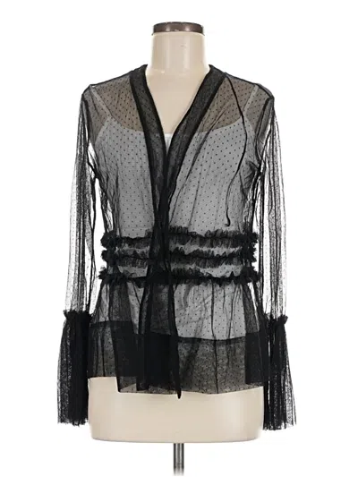 Pre-owned Willow & Clay Kimono In Black