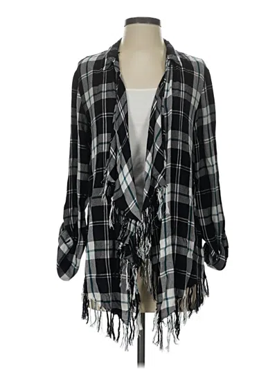 Pre-owned Willow & Clay Kimono In Black