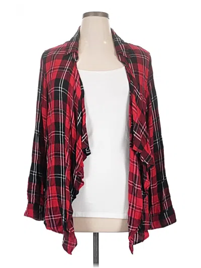 Pre-owned Willow & Clay Kimono In Red