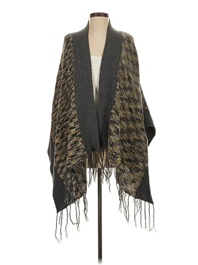Pre-owned Willow & Clay Poncho In Brown