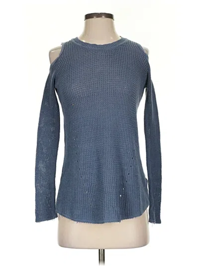 Pre-owned Willow & Clay Pullover Sweater In Blue