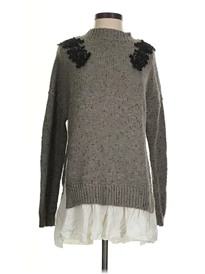 Pre-owned Willow & Clay Pullover Sweater In Gray