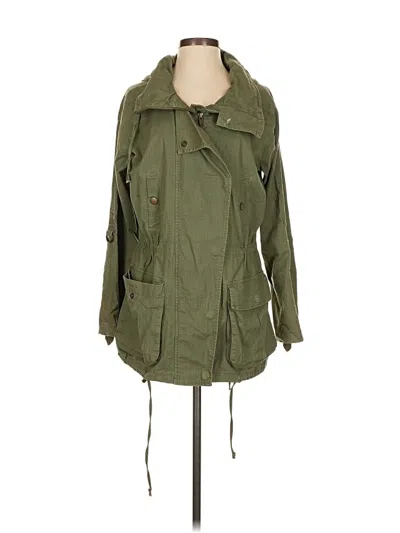 Pre-owned Willow & Clay Raincoat In Green
