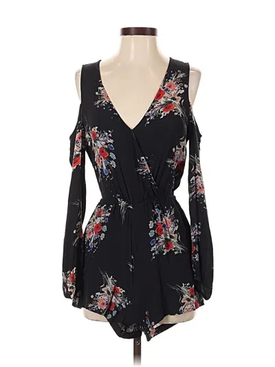 Pre-owned Willow & Clay Romper In Black