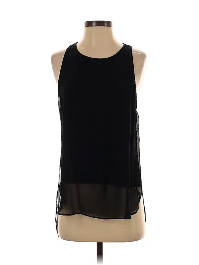 Pre-owned Willow & Clay Sleeveless Blouse In Black