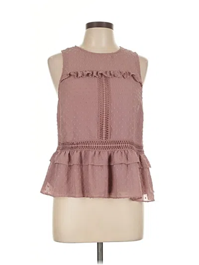 Pre-owned Willow & Clay Sleeveless Blouse In Pink