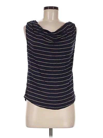 Pre-owned Willow & Clay Sleeveless Top Black Cowl Neck Tops