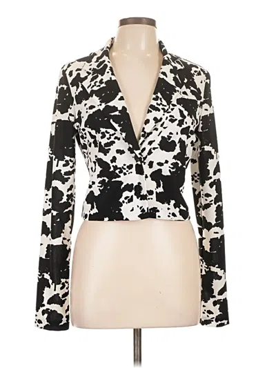 Pre-owned Willow & Root Blazer Jacket In White