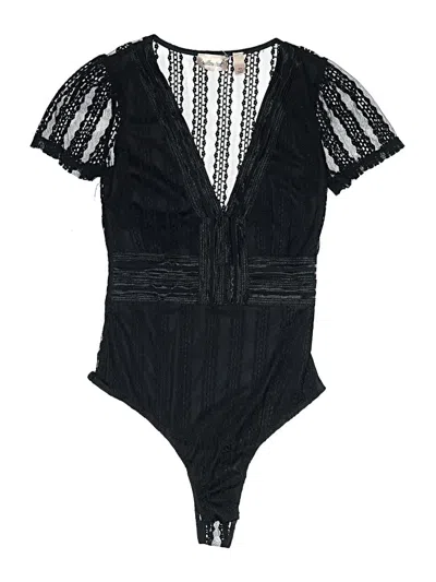 Pre-owned Willow & Root Bodysuit In Black