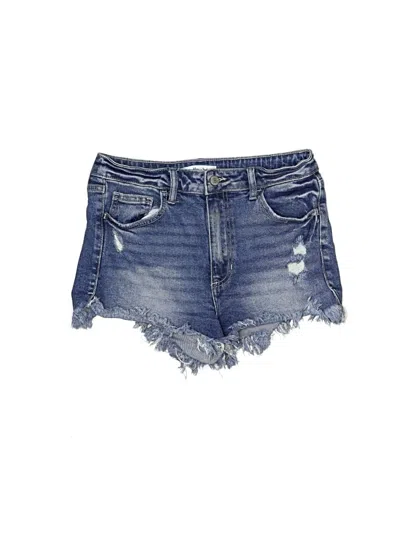 Pre-owned Willow & Root Denim Shorts In Blue