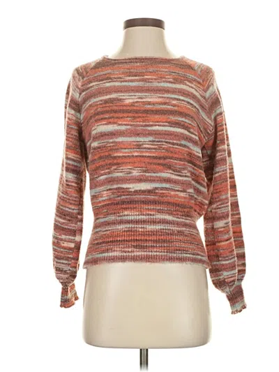 Pre-owned Willow & Root Pullover Sweater In Brown