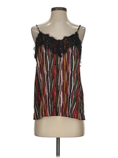 Pre-owned Willow & Root Sleeveless Blouse In Brown
