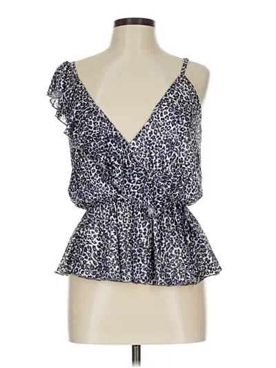 Pre-owned Willow & Root Sleeveless Blouse In Gray