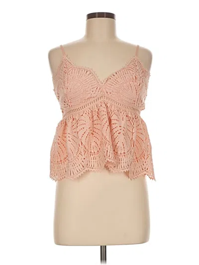 Willow & Root Sleeveless Blouse In Orange