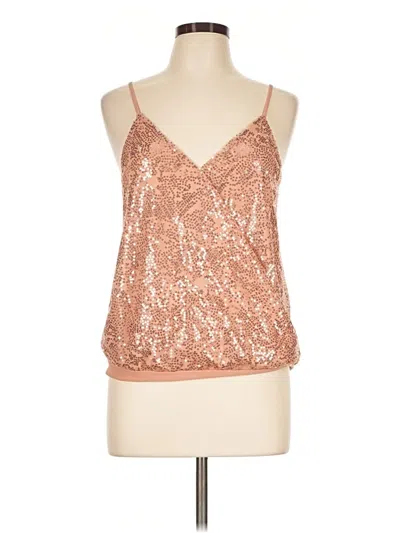 Willow & Root Sleeveless Top Gold Halter Neckline Tops