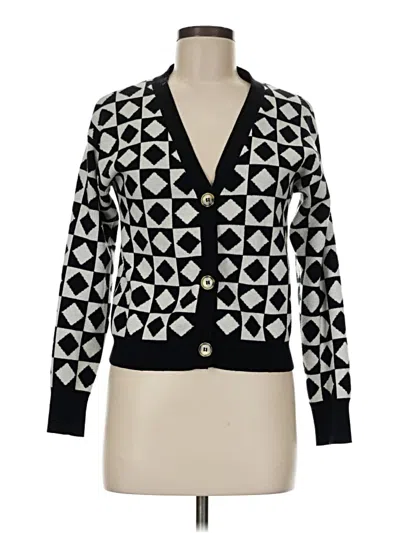 Pre-owned Willow & Wind Cardigan Sweater In Black