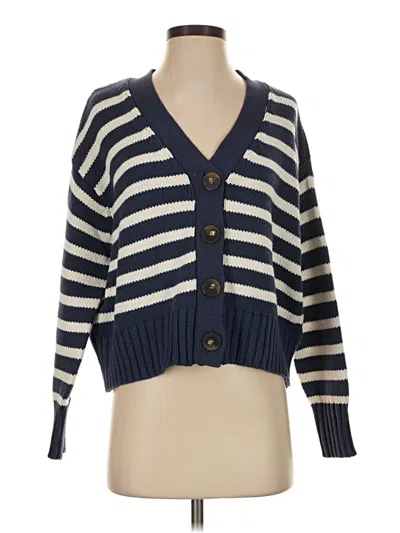 Pre-owned Willow & Wind Cardigan Sweater In Blue