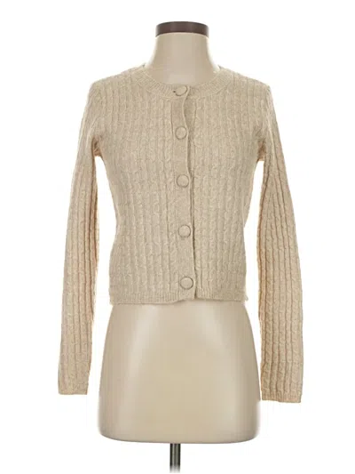 Pre-owned Willow & Wind Cardigan Sweater In Brown