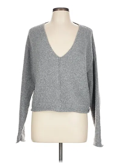 Pre-owned Willow & Wind Cardigan Sweater In Gray