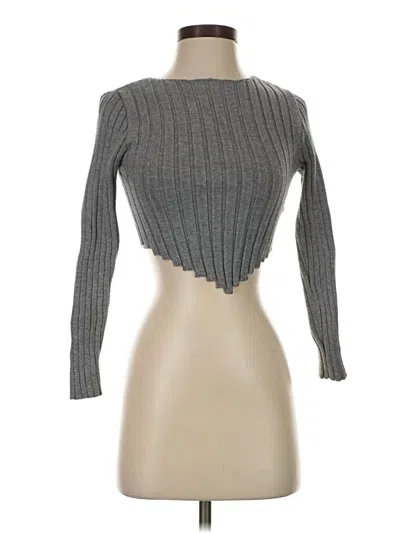 Pre-owned Willow & Wind Cardigan Sweater In Gray