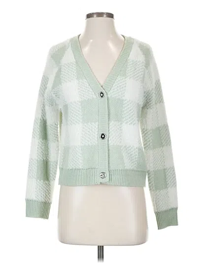 Pre-owned Willow & Wind Cardigan Sweater In Green