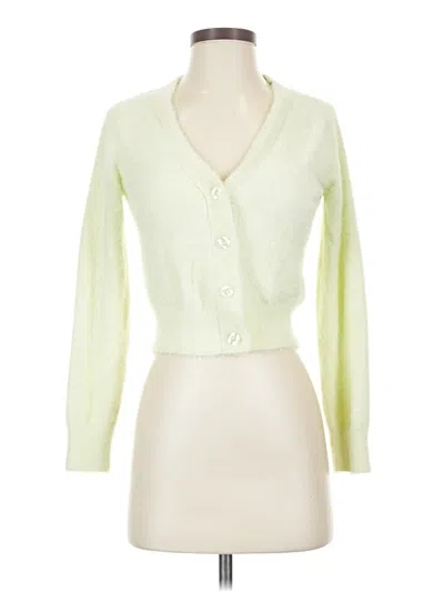Pre-owned Willow & Wind Cardigan Sweater In Green