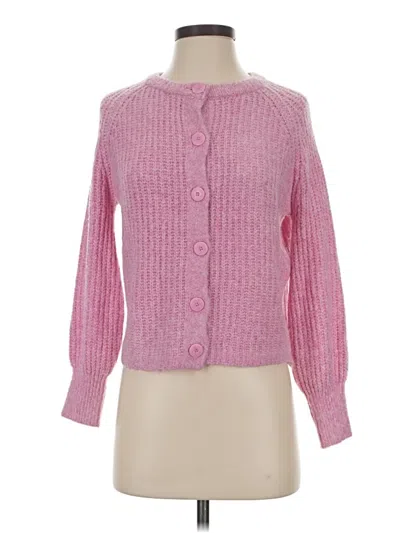 Pre-owned Willow & Wind Cardigan Sweater In Pink