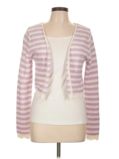 Pre-owned Willow & Wind Cardigan Sweater In Pink